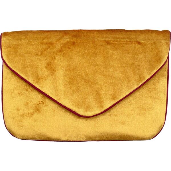 Clutch | Gold Velvet