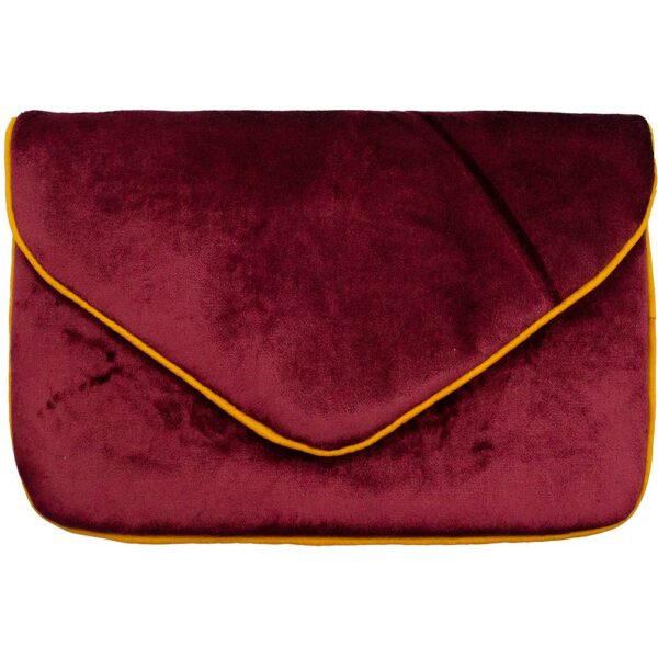 Clutch | Burgundy Velvet