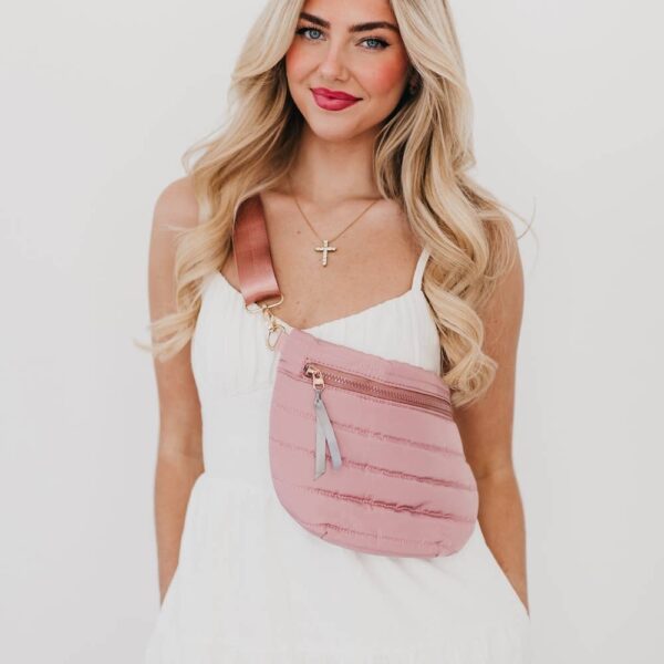 Get it Fanny | Jolie Puffer Belt Bag: Pink