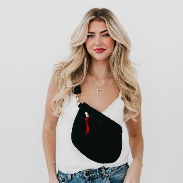 Get it Fanny | Jolie Puffer Belt Bag: Black