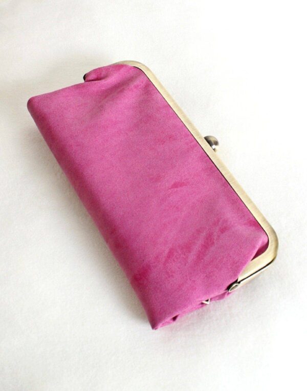 Clutch | Karen Kiss Lock Clutch Bag: Barbie Pink