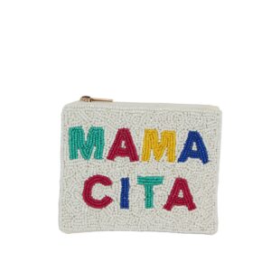 Mini | Ladies Fully Beaded MAMACITA THEME Coin Purse