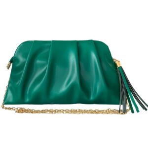 Clutch | Pu Leather Clutch Purse For Women Formal,Clutch For Wedding,: Green